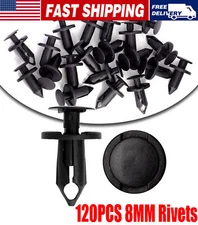 120Pcs Car Plastic Rivets Retainer Fastener Fender For BMW