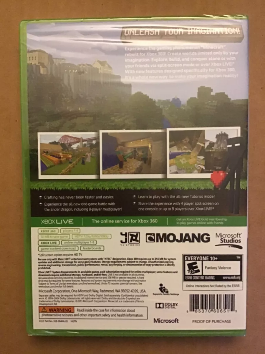 Minecraft Xbox 360 Edition WATA 9.6 A+ Canadian Version