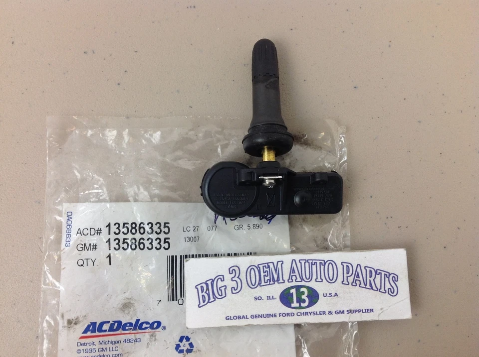 Chevrolet GMC Pontiac Buick Cadillac Tire Pressure Indicator Sensor new OEM - Image 3 of 3