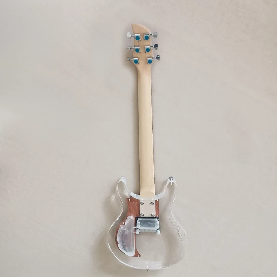 6 String Acrylic Electric Guitar Dan Armstrong Crystal Transparent Guitar - Image 4 of 4