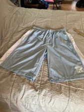 South Pole Basketball Shorts Mens M Blue $ White Below Knee
