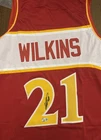 Dominique Wilkins Signed Atlanta Hawks Custom NBA Style Jersey w/ Beckett Auth