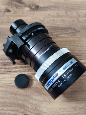 Computar TV Zoom lens 7.5-120mm f/1.6 C mount.