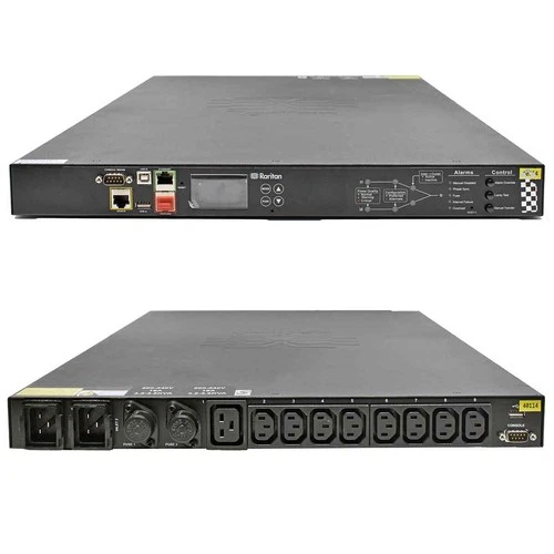 Raritan PX3TS-1875CR Intelligent Rack Transfer Switch 8 x C13, 1 x C19 Output 3,