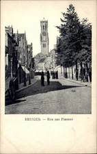 Belfry Bruges West Flanders Belgium vintage UDB postcard g471