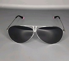 Victoria's Secret VS0037 16A Silver Aviator Women's Metal Sunglasses 67/6/140