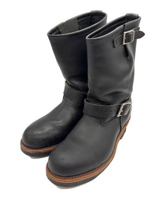 Red Wing Boots Engineer Boots 2268 Leder Schwarz Größe 8D