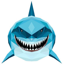 Shark weatherproof Vinyl Sticker Decal