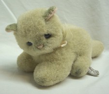 Vintage Russ SIAMESE KITTEN CAT w/ BOW 8" Plush STUFFED ANIMAL Toy 1980's