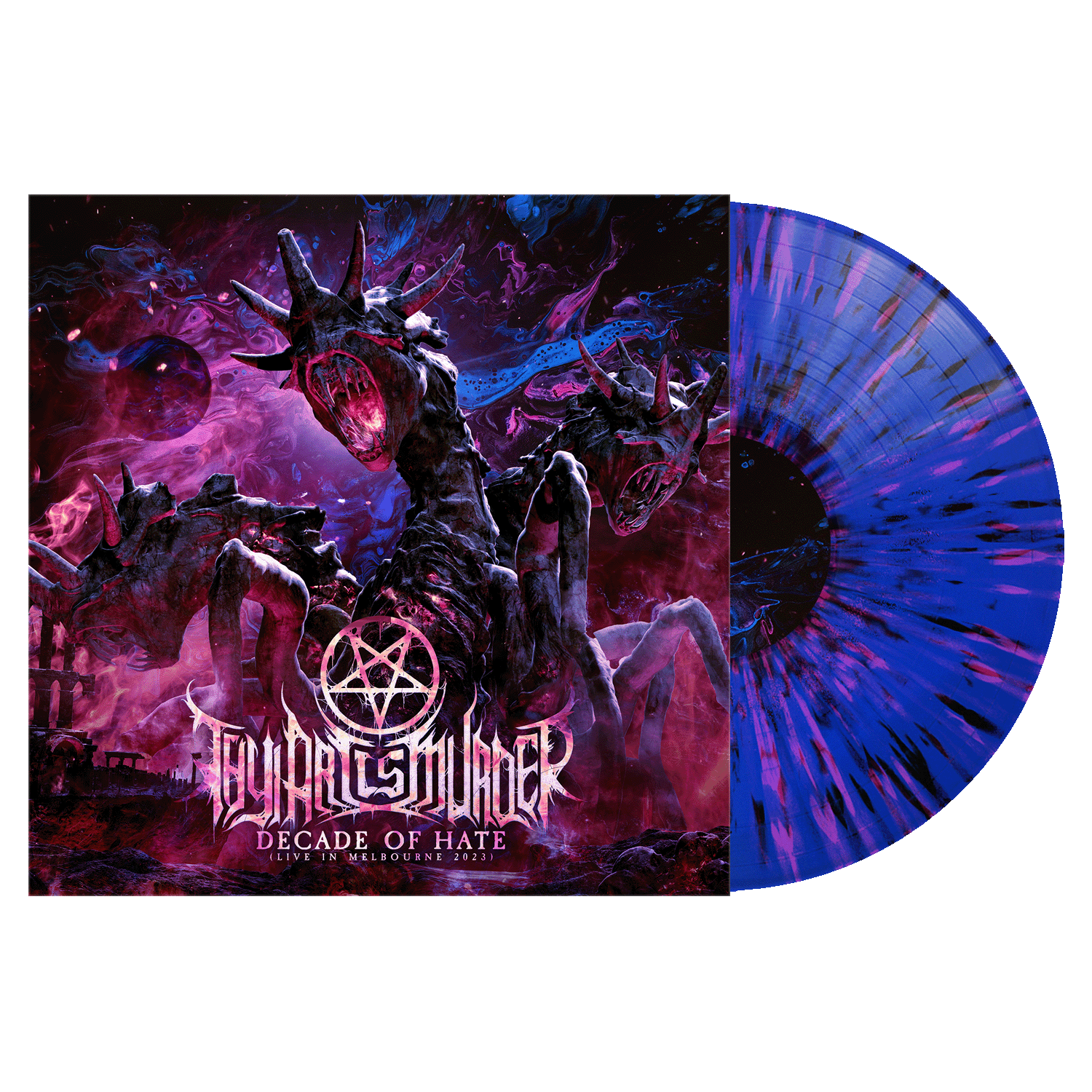 Thy Art Is Murder Decade Of Hate Live In Melbourne 2023 2LP Splatter Vinyl