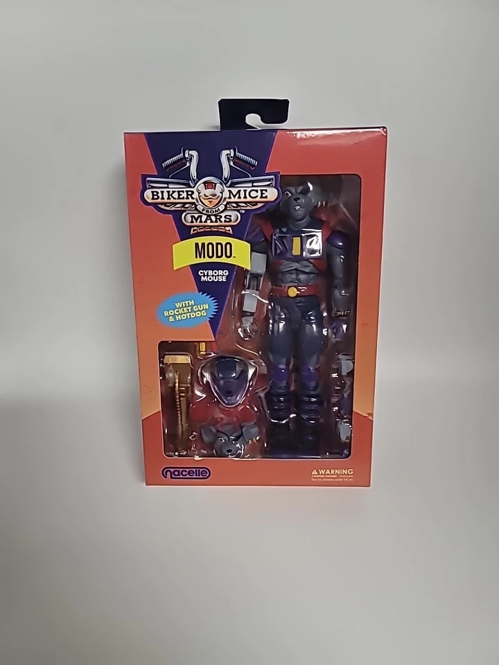 Biker Mice from Mars Modo Cyborg Mouse Nacelle Action Figure New Sealed - Image 2 of 4