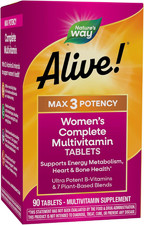 Alive Max3 Potency Women'S Complete Multivitamin, Supports Energy Metabolism...