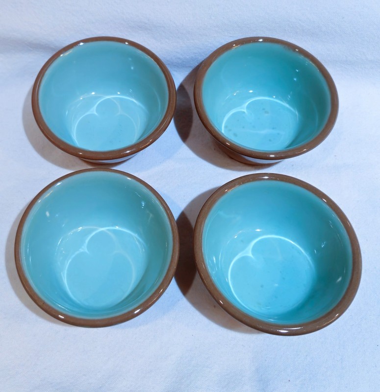 4 Chateau Buffet vintage custard cups
