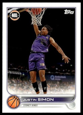 2022-23 Topps NBL Justin Simon Sydney Kings #88