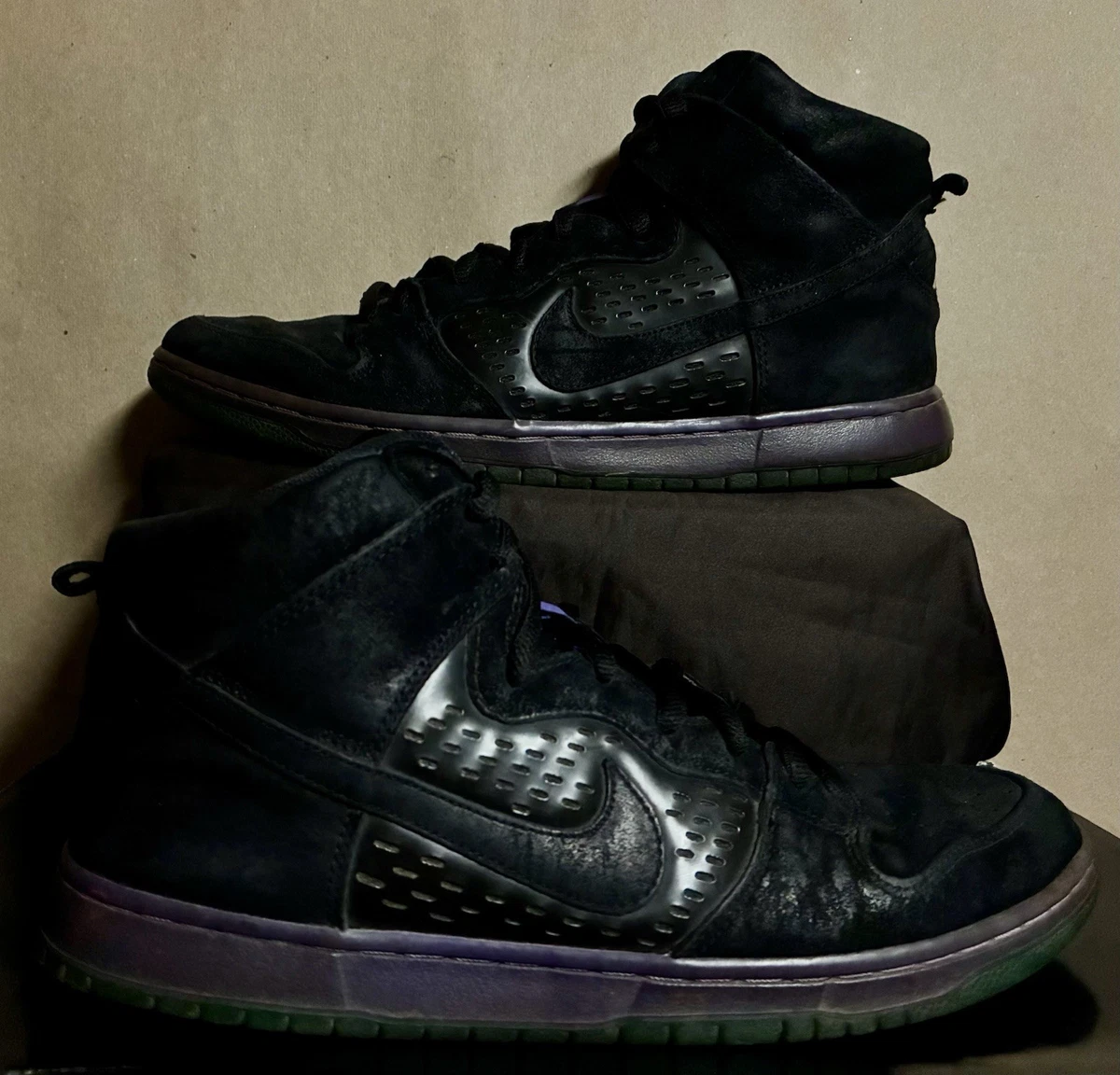 Size 10.5 - Nike Dunk Pro SB High Black Forty Percent Against Rights X Dunk High SB - Nike - BV1052  main image 2