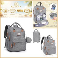 Diaper Bag Backpack 25L Waterproof Travel Baby with Changing Pad Insulated