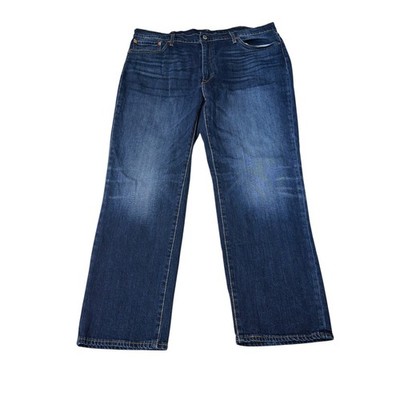 Levis Premium Big E 541 Athletic Taper Mens Jeans Dark Wash Blue 40x28 Actual