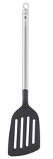 Basics Line Slotted Turner Spatula with 13.5 in. Stainless Steel Handle