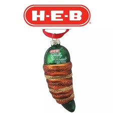 H-E-B Bacon Wrapped Jalapeno Ornament Xmas Holiday TikTok Viral Official OEM HEB