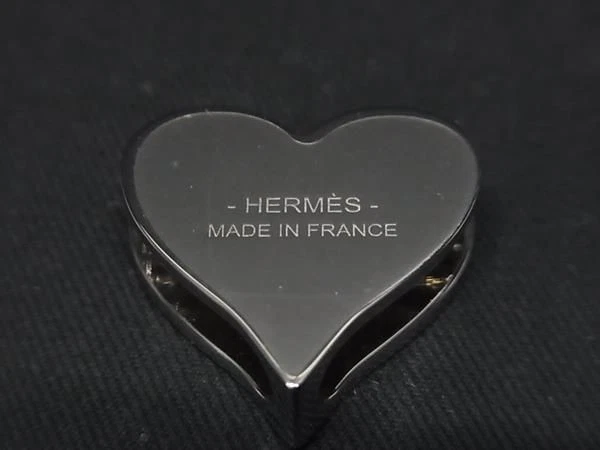 Nuevo HERMES Tea Time Bufanda Anillo Bufanda Soporte Accesorio Rojo x Plata AT5819 Foto 4 de 4