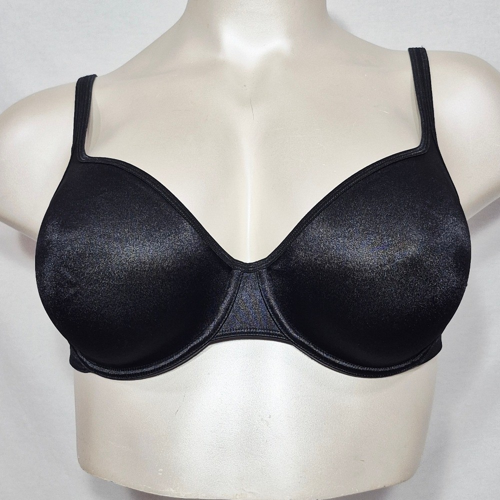 44C Cacique Unlined Seamless Molded Cup Underwire Bra Black