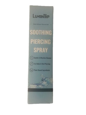 LumenTip Soothing Piercing Spray Gentle Cleanse Plant-Based Purified Water