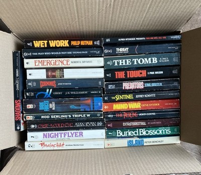 Vintage Horror Paperback Books Lot Of 23 ~ 70s 80s 90s Paperbacks From Hell