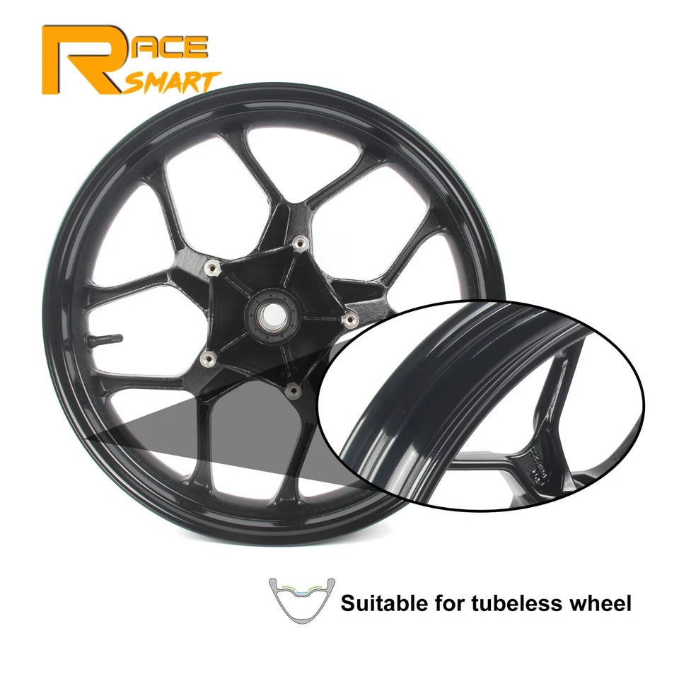 Llanta delantera 17"x3,5" para Yamaha YZF R1 R1M R1S R6 2015-2025 MT-10 FZ10 16-25 Foto 3 de 4