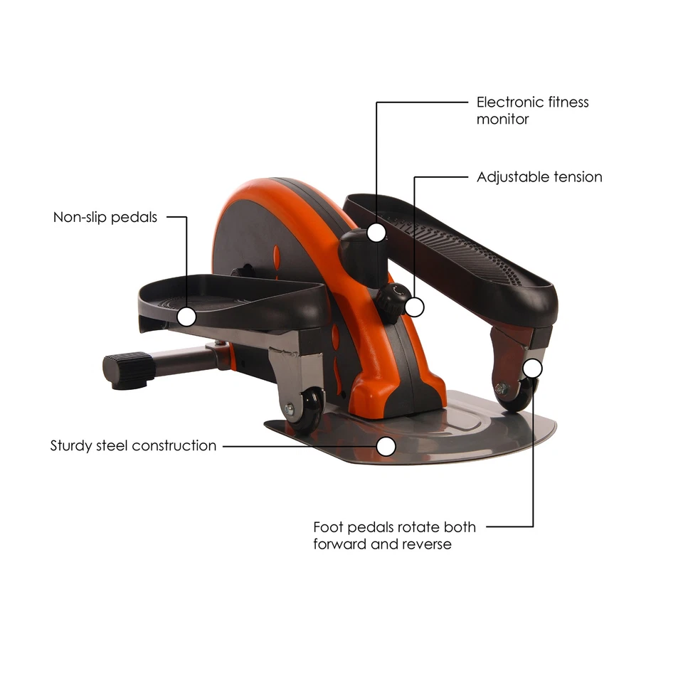Inmotion E1000 Compact Lower Body Cardio Workout Strider Machine, Orange (Used) - Image 2 of 4