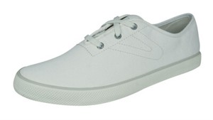 white canvas womens trainers