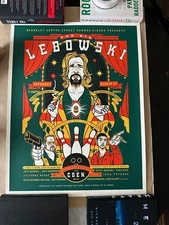 The Big Lebowski Screen Print 2011 Berkeley Center Street Summer Cinema Scrojo