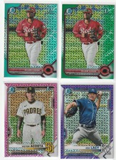 2022 BOWMAN CHROME MOJO REFRACTOR UPICK VARGAS SALINAS LAWLAR URBINA MADRIGAL