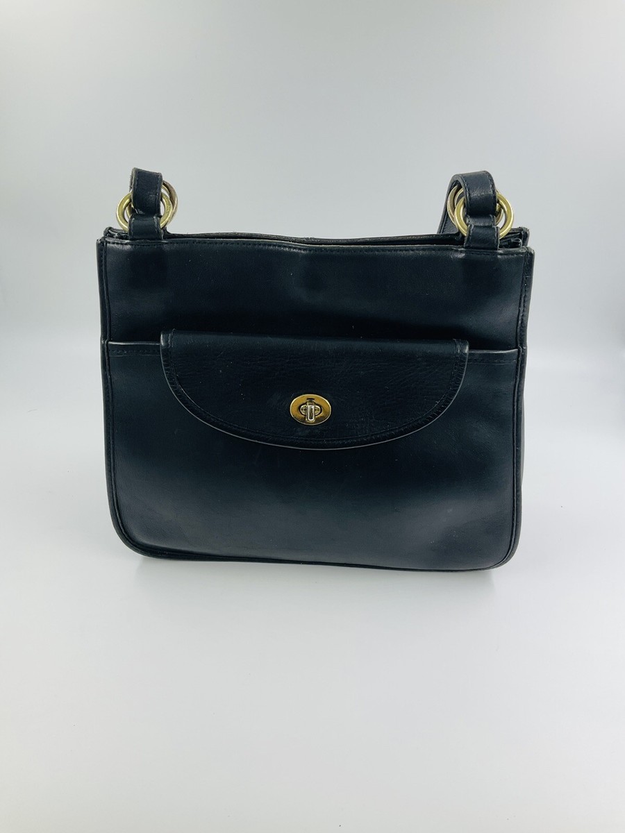 HUNT☆Padded Shoulder - Black HUNT CLUB Black Leather Shoulder Handbag | eBay