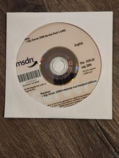 Microsoft SQL Server 2008 Service Pack 1 x86 MSDN DVD Disc English X15-80848