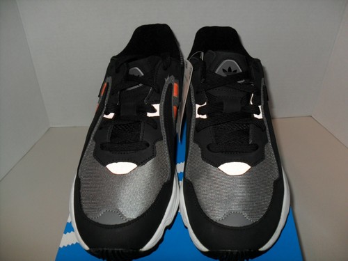 NIB ADIDAS Yung-96 Chasm Shoes Black-Semi Coral-Solar Red Men's EE7227 - Picture 7 of 9