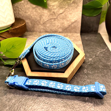 Dog Cat Collar  Leash Set Polypropylene Adjustable Small-Medium Pet New 81