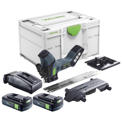 Festool ISC 240 EB-Basic Akku Dämmstoffsäge 18 V 240 mm + 2x Akku 3,0 Ah + Lader