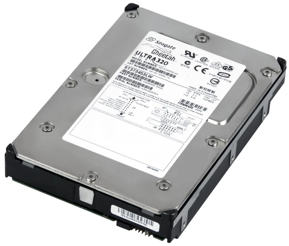 Hard Drive Seagate Cheetah ST373453LW 73GB 15000U/Min 8MB SCSI U320 3.5'' Inch - Image 2 of 3