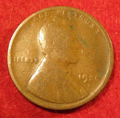 1920 D Lincoln Wheat Cent/Penny - AG About Good
