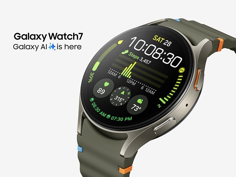 In Stock Samsung Galaxy Watch 7 44mm Green Sport band + Warranty WiFi