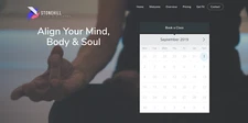 Complete Yoga Studio Website With Animated Commercial & Branding Kit