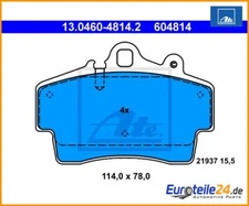 Brake pad set, disc brake ATE 13.0460-4814.2