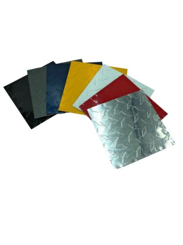 EAGLE 1 Thin .025 Aluminum Diamond Tread Plate Rolls Gravel Guards Many Colors - Picture 23 of 204