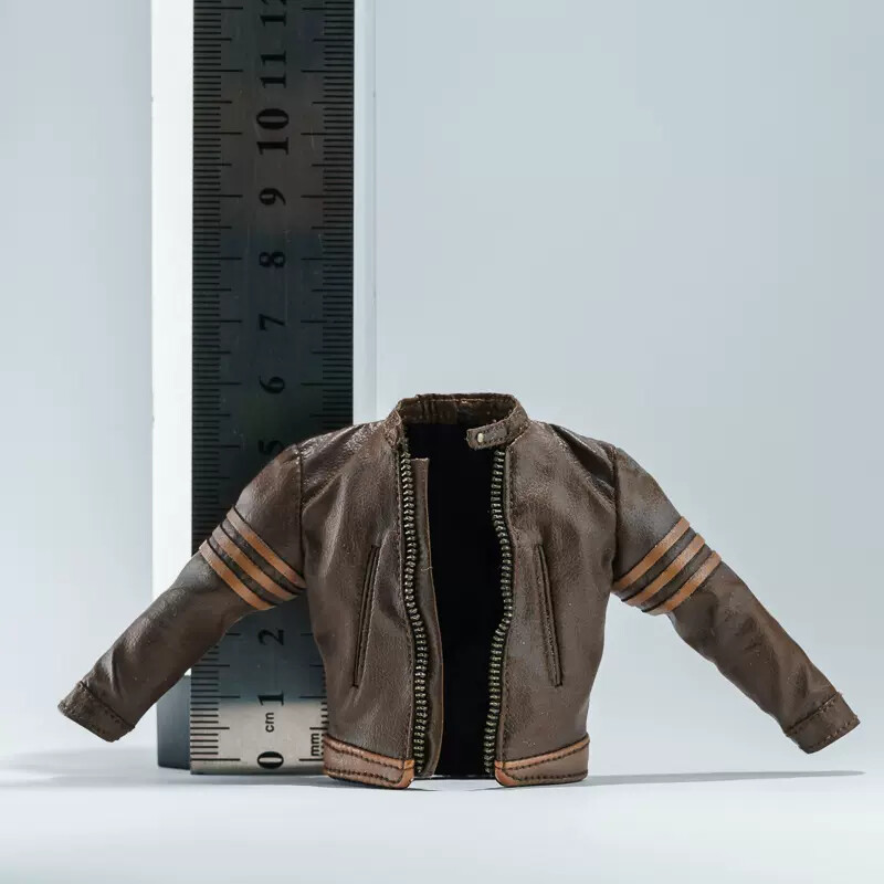 1/12 Wolverine Logan Brown Jacket Leather FOR 6'' Figure Marvel
