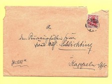 Deutsches Reich 1909 – Brief mit MiNr.: 86 – gestempelt 20.4.1909