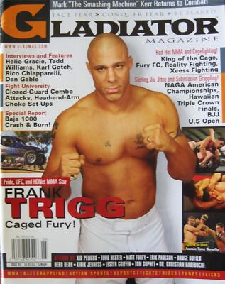 RARE 2007 #5 GLADIATOR MAGAZINE FRANK TRIGG HELIO GRACIE DAN GABLE