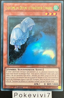 Yu-Gi-Oh! Karte GEIST DES VERSTORBENEN UND MONDFRISCHE RA02-FR015 UR NEU