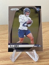 D. J. James ROOKIE 2024 Panini Prizm Football NFL #322 RC Seahawks Patriots