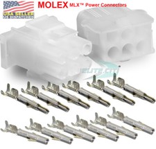 Molex -1 Complete Set - 6 Circuit w/14-20 AWG, Wire Connector - 2.13mm D, MLX