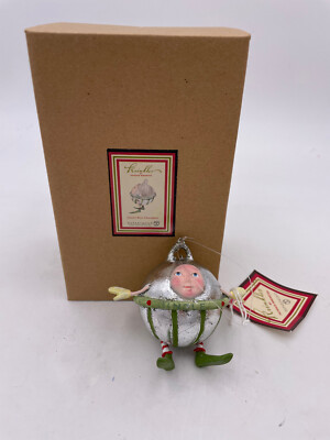 D56-Patience Brewster, Krinkles *Small Jingle Bell Orn., Green Elf* 796913.1